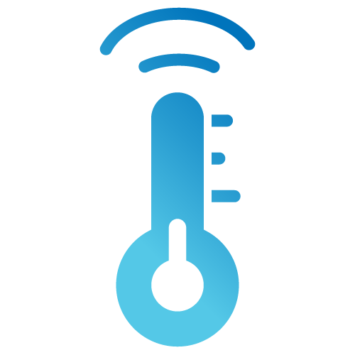 Smart thermostat icon